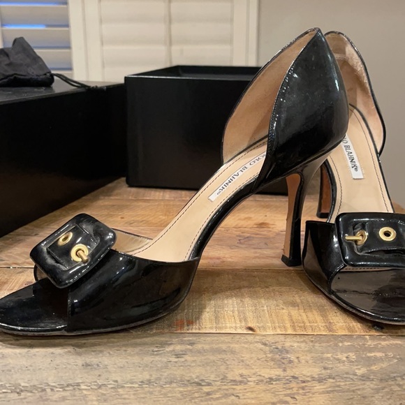 Vintage black manolo blahnik heels - Picture 3 of 3